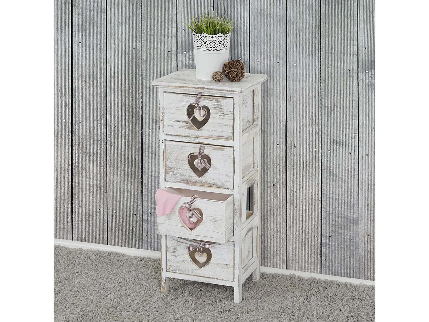 Petit meuble de rangement blanche 29 x 25 x 70.5 cm 04_0002529