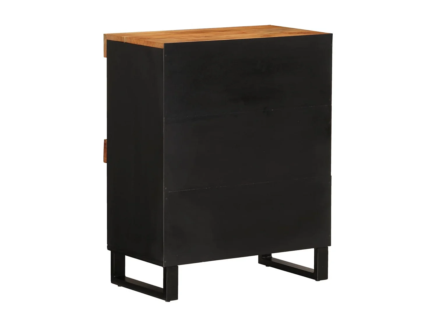 Meuble d'appoint avec compartiments bois marron 60 x 33 x 75 cm DEC032814