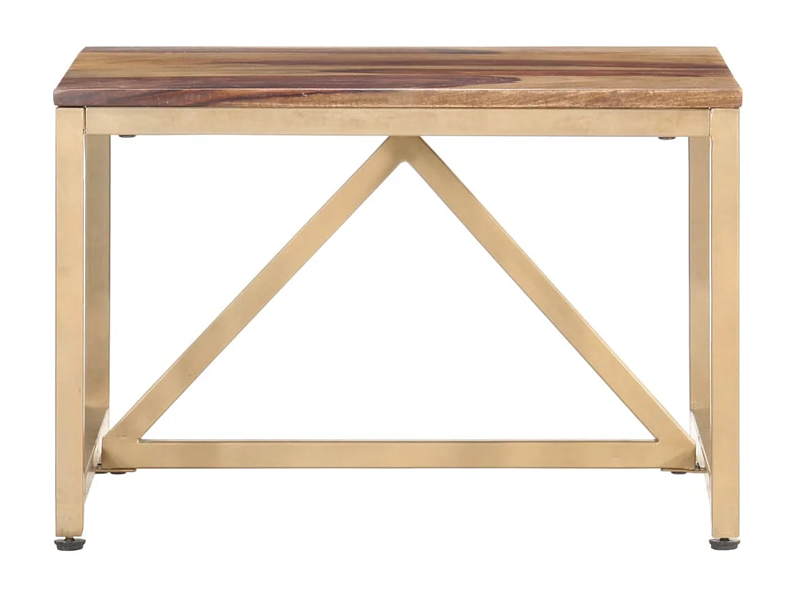 Table d'appoint meuble de marron 60 x 60 x 40 cm DEC032319