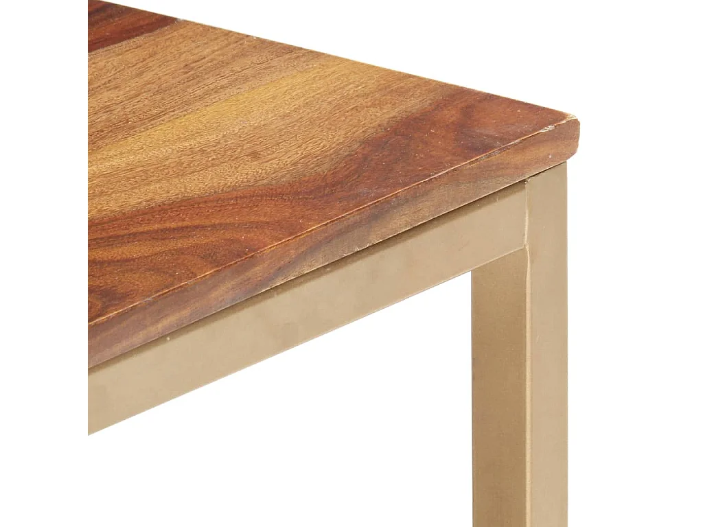 Table d'appoint meuble de marron 60 x 60 x 40 cm DEC032319