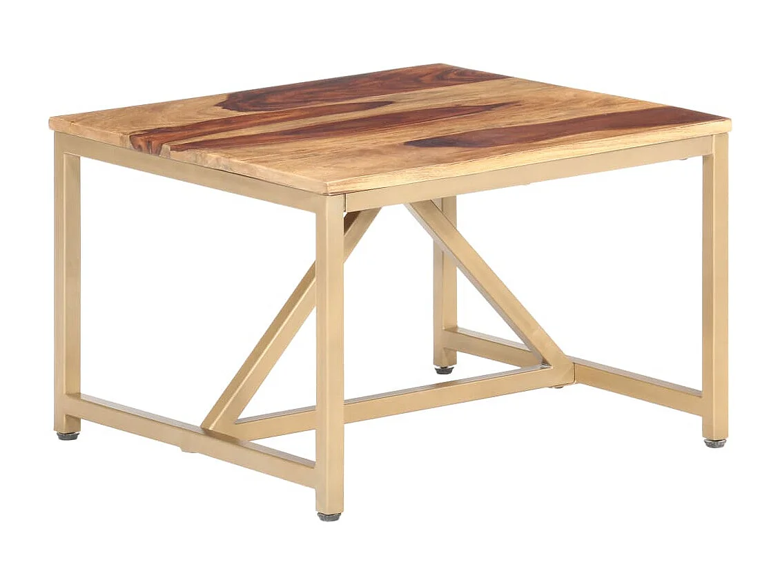 Table d'appoint meuble de marron 60 x 60 x 40 cm DEC032319