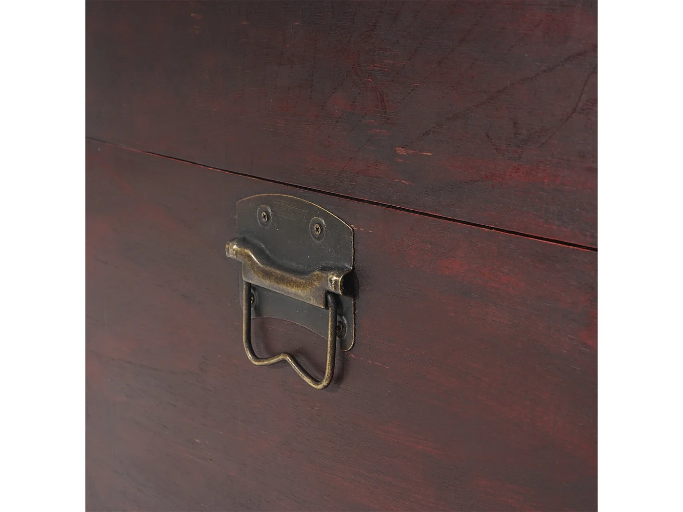 Coffre de rangement en bois marron 67 x 38 x 39 cm 04_0002496