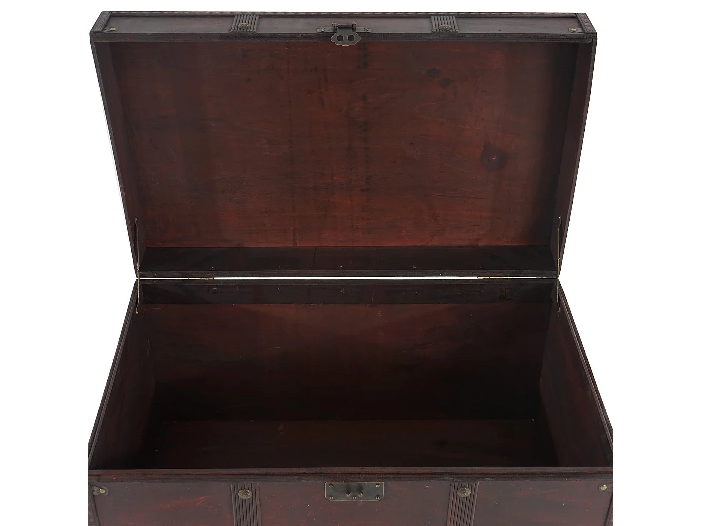 Coffre de rangement en bois marron 67 x 38 x 39 cm 04_0002496
