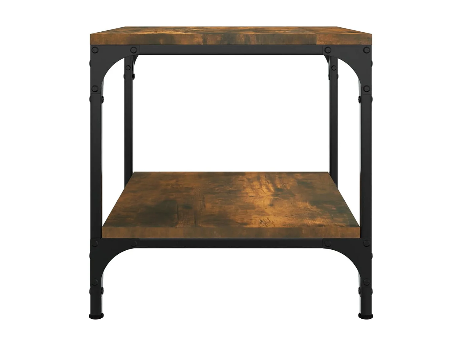 Lot de 2 tables bois beige 40 x 40 x 40 cm DEC031304