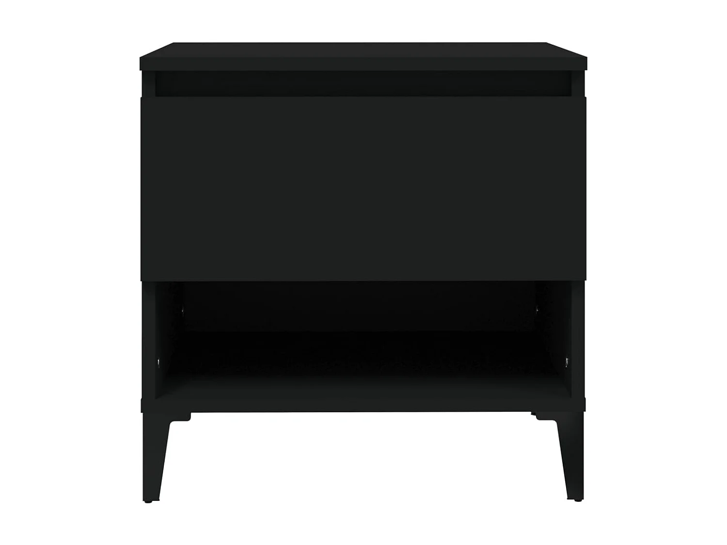 Lot de 2 tables bois marron 50 x 46 x 50 cm DEC032645