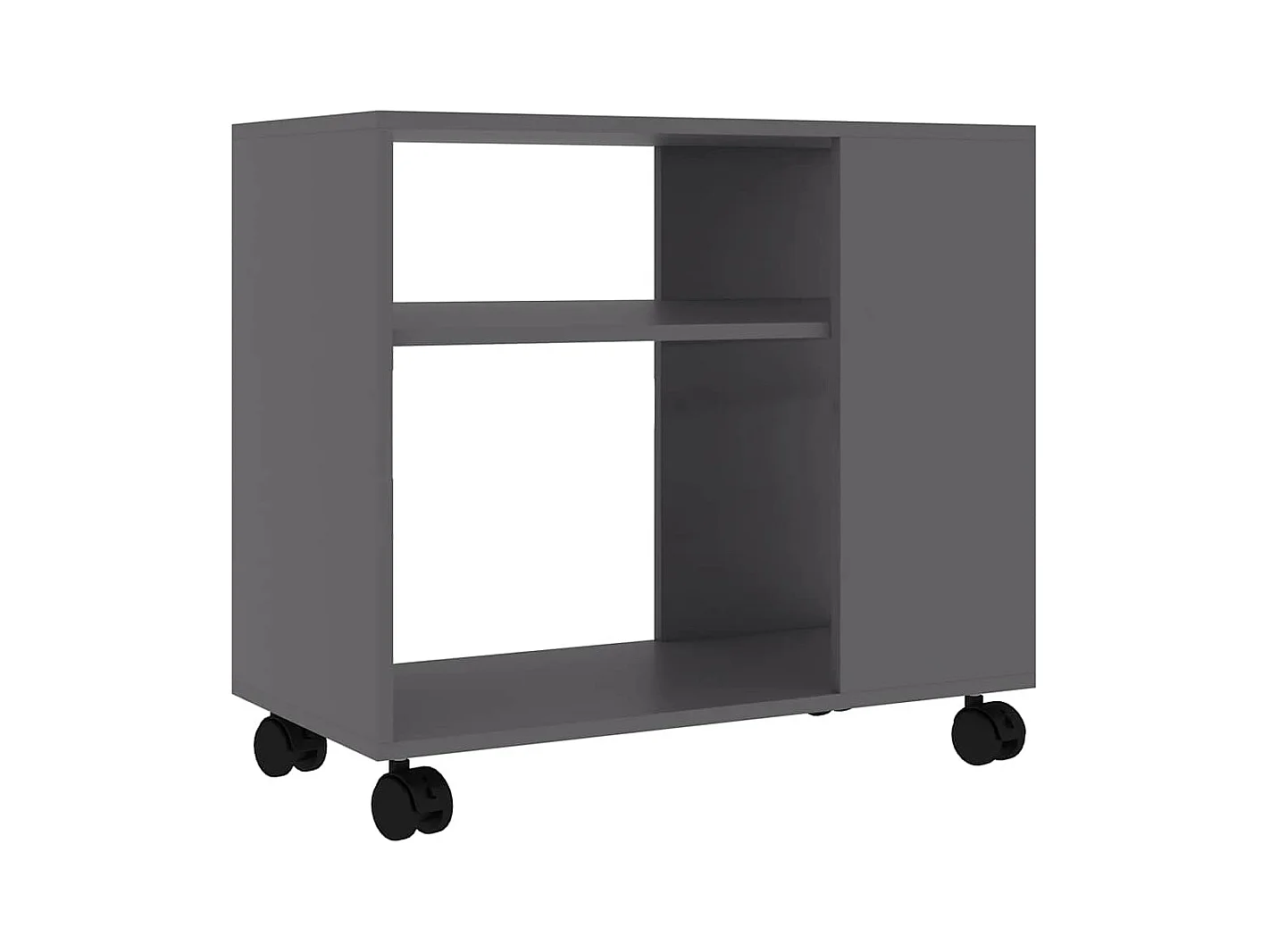 Table d'appoint meuble de bois marron 70 x 35 x 55 cm DEC032444