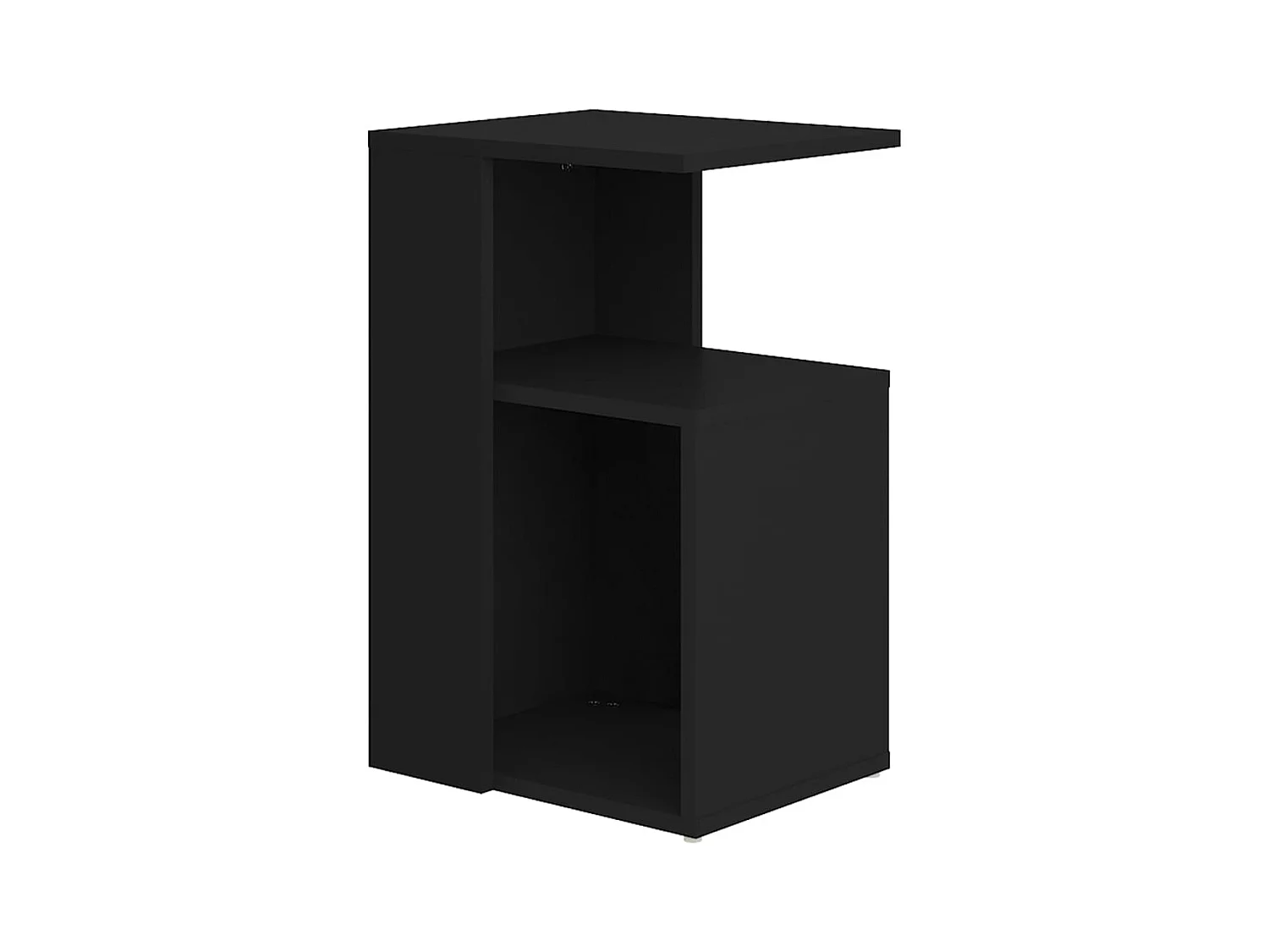 Table d'appoint bout de bois marron 36 x 30 x 56 cm DEC032478