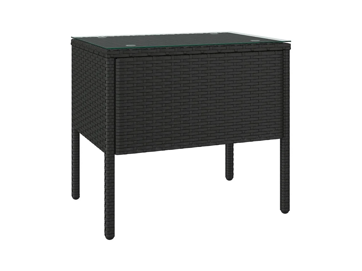 Table d'appoint pour intérieur verre 53 x 37 x 48 cm DEC032501