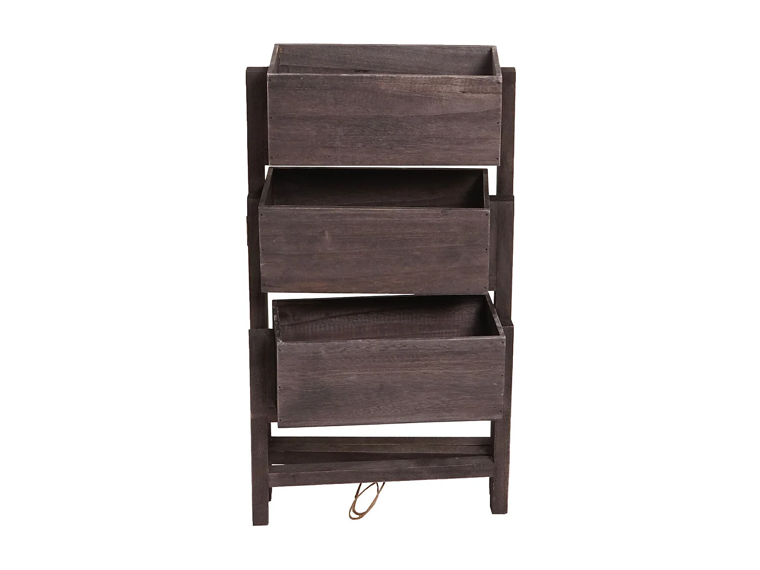 Étagère à plantes sur bois marron 39 x 19 x 67 cm 04_0008699