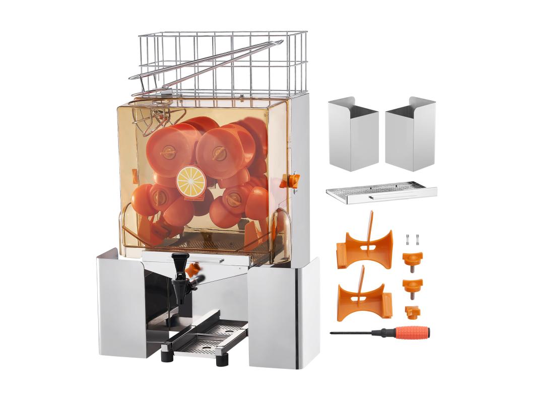 Citruspers SucceBuy Commercieel 120 W met Sinaasappelsap-Extractor en Waterkraan