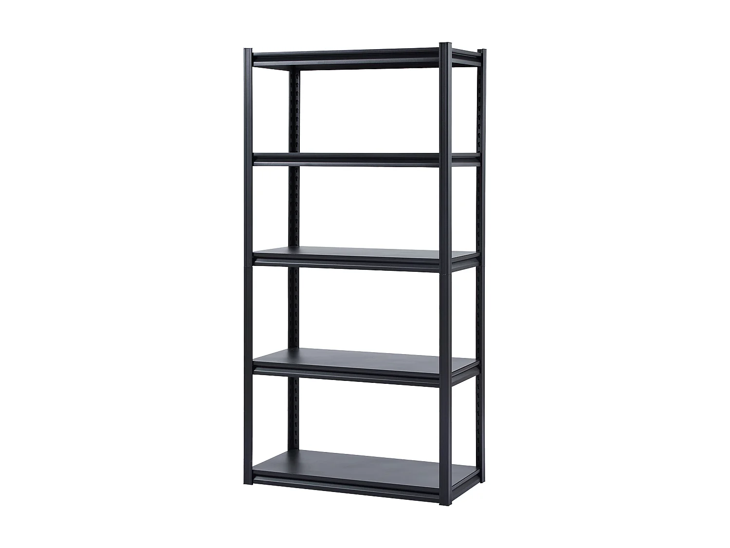 Étagère Métallique Garage SucceBuy Étagère de Rangement de Garage à 5 Niveaux, 46 cm P x 91 cm L x 183 cm H