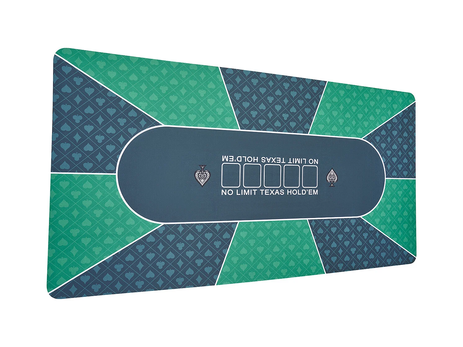 Table de Poker, SucceBuy Plateau de Table de Poker 180 x 90 cm, 6 à 8 Joueurs, Plateau de Table de Poker Rectangulaire de Transport pour Jeux de Poker, Vert