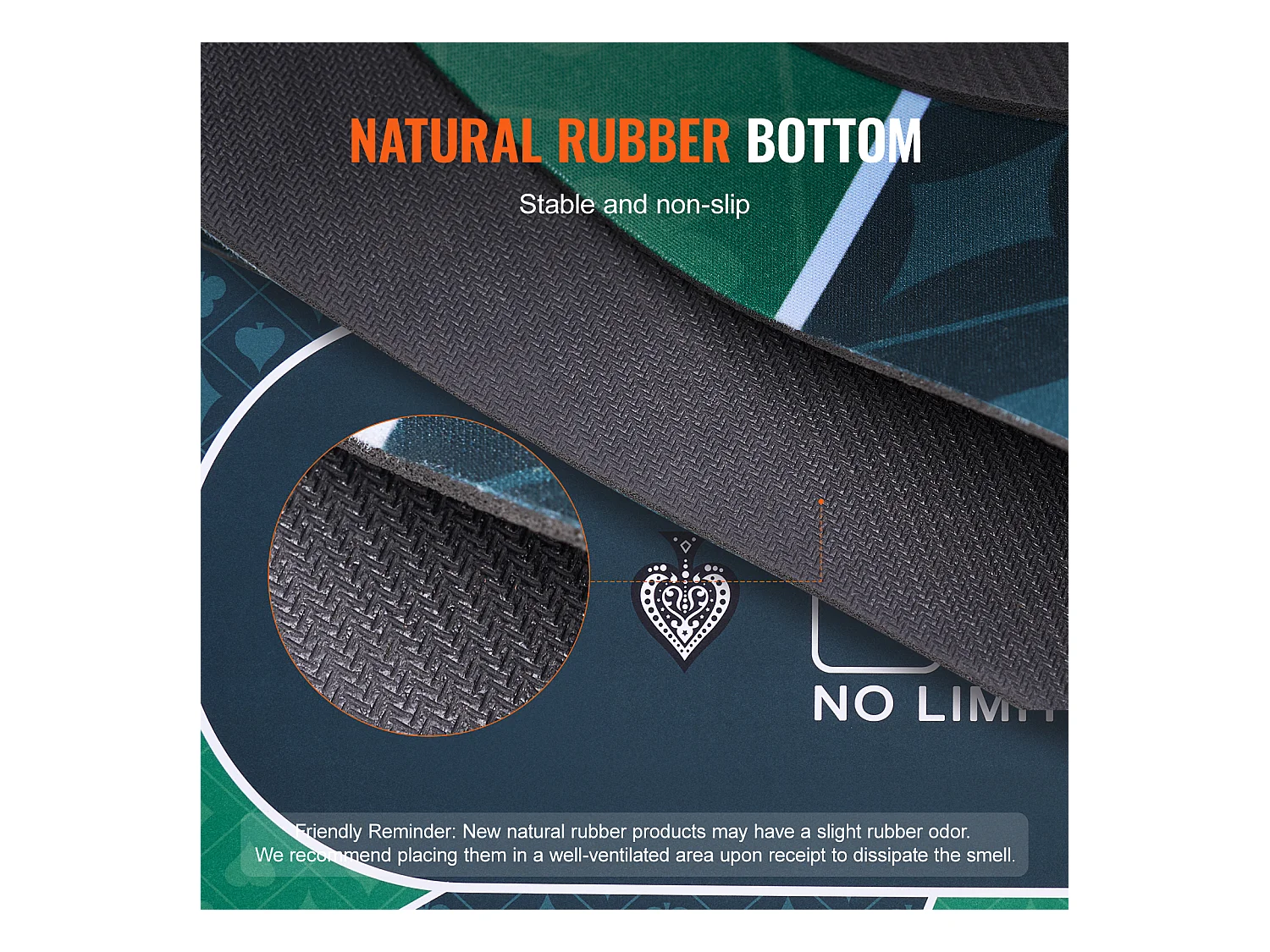 Table de Poker, SucceBuy Plateau de Table de Poker 180 x 90 cm, 6 à 8 Joueurs, Plateau de Table de Poker Rectangulaire de Transport pour Jeux de Poker, Vert