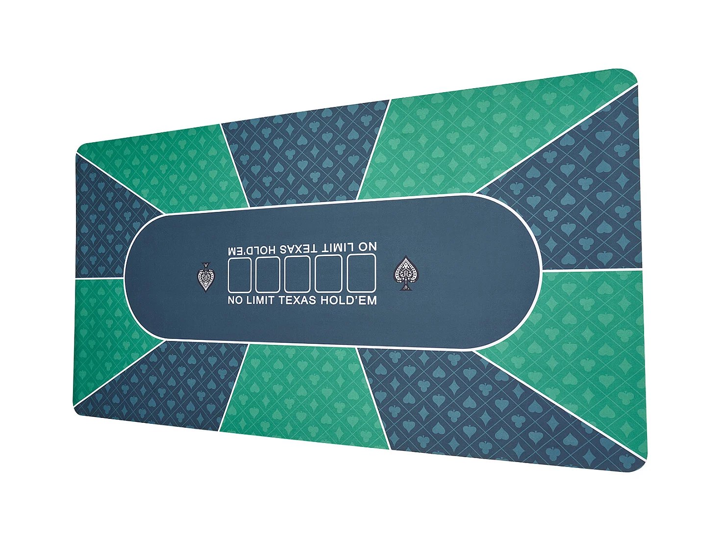 Table de Poker, SucceBuy Plateau de Table de Poker 180 x 90 cm, 6 à 8 Joueurs, Plateau de Table de Poker Rectangulaire de Transport pour Jeux de Poker, Vert