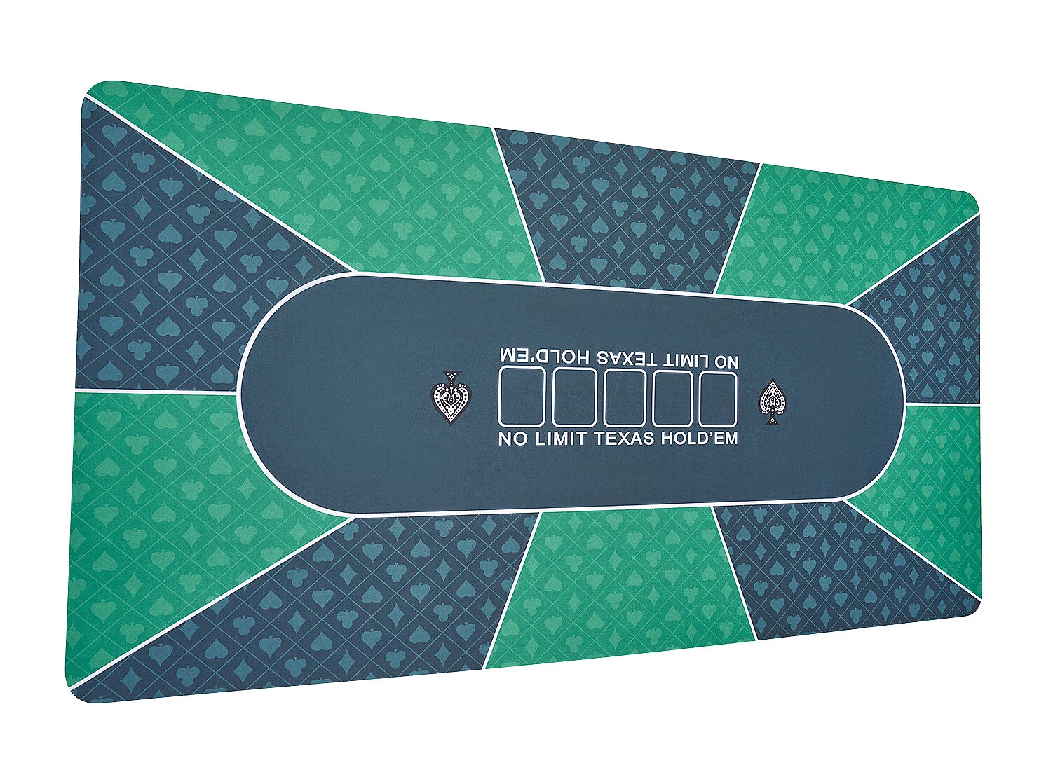 Table de Poker, SucceBuy Plateau de Table de Poker 180 x 90 cm, 6 à 8 Joueurs, Plateau de Table de Poker Rectangulaire de Transport pour Jeux de Poker, Vert