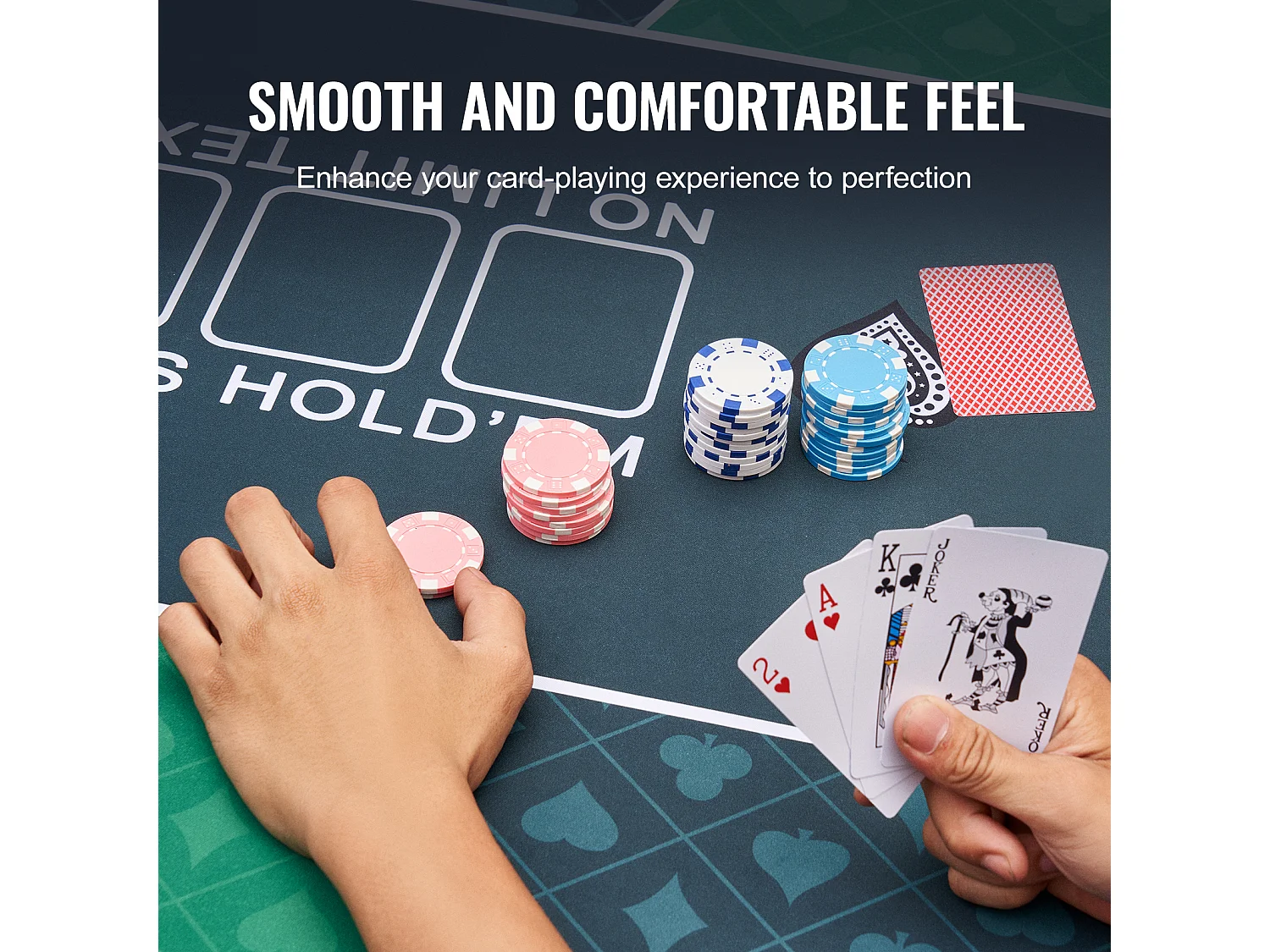 Table de Poker, SucceBuy Plateau de Table de Poker 180 x 90 cm, 6 à 8 Joueurs, Plateau de Table de Poker Rectangulaire de Transport pour Jeux de Poker, Vert