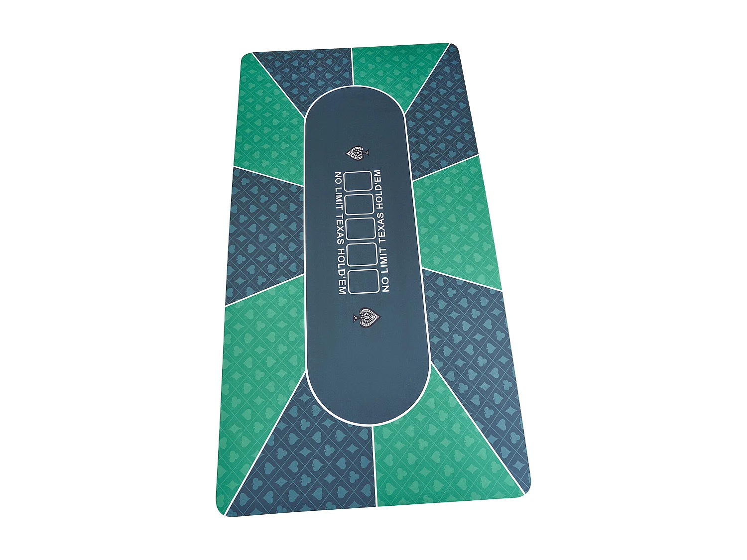 Table de Poker, SucceBuy Plateau de Table de Poker 180 x 90 cm, 6 à 8 Joueurs, Plateau de Table de Poker Rectangulaire de Transport pour Jeux de Poker, Vert