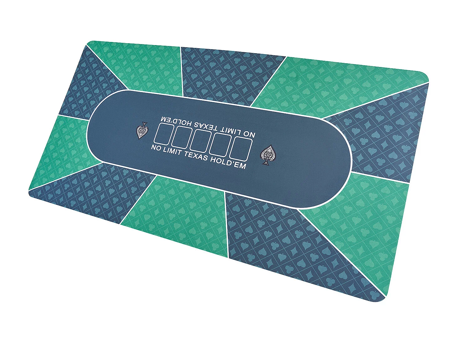 Table de Poker, SucceBuy Plateau de Table de Poker 180 x 90 cm, 6 à 8 Joueurs, Plateau de Table de Poker Rectangulaire de Transport pour Jeux de Poker, Vert