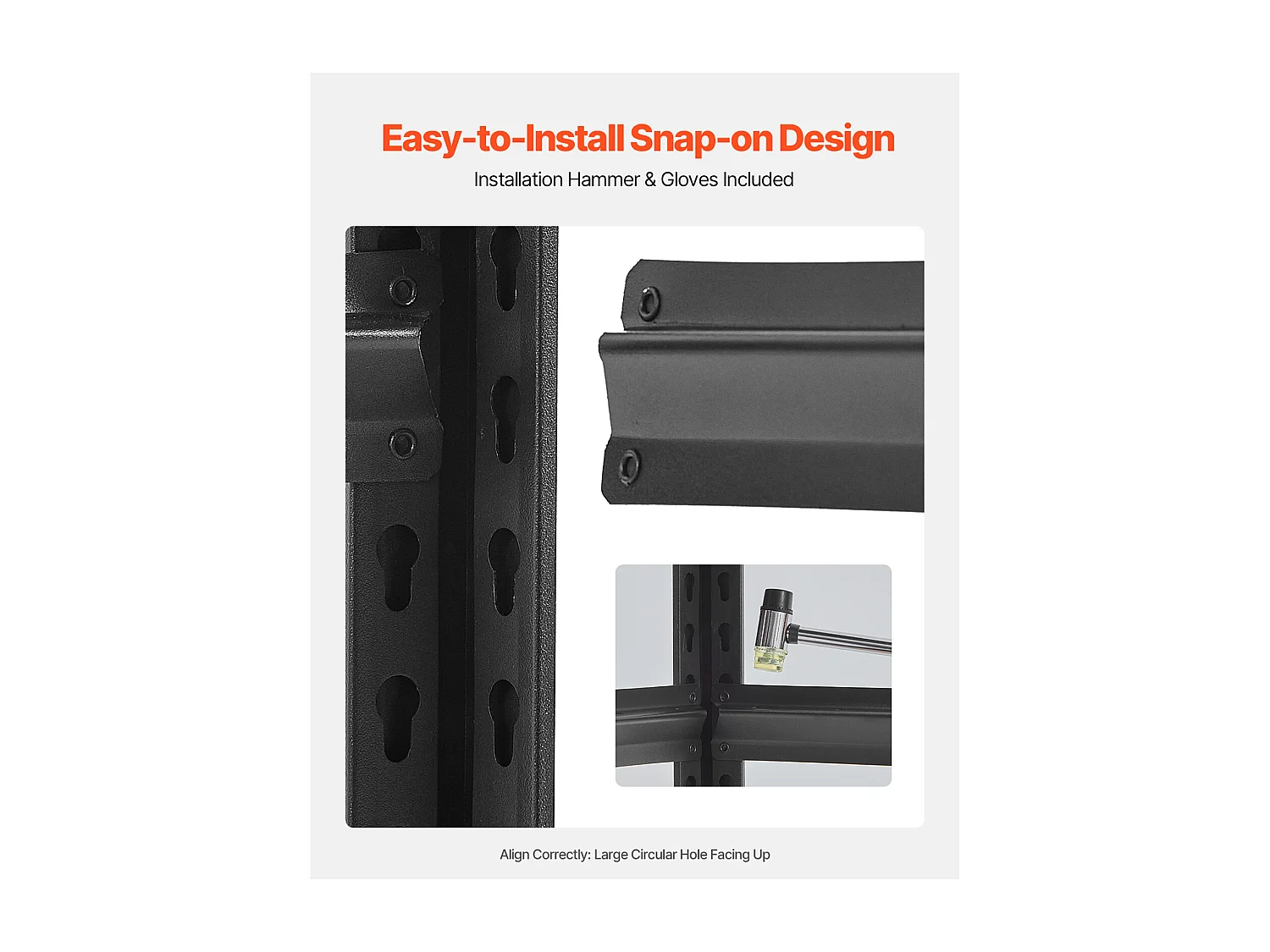 Estanterías Metálicas para Garaje SucceBuy Estante de Almacenamiento para Garaje de 5 Niveles: 61 cm de Profundidad x 122 cm de Ancho x 183 cm de Alto