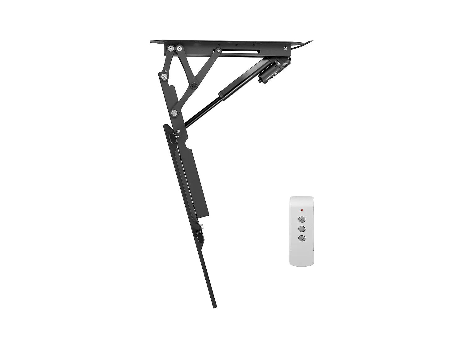 TV-Muurbeugel SucceBuy Gemotoriseerde Plafondbeugel - Elektrisch Klapbaar voor 81-165cm Schermen