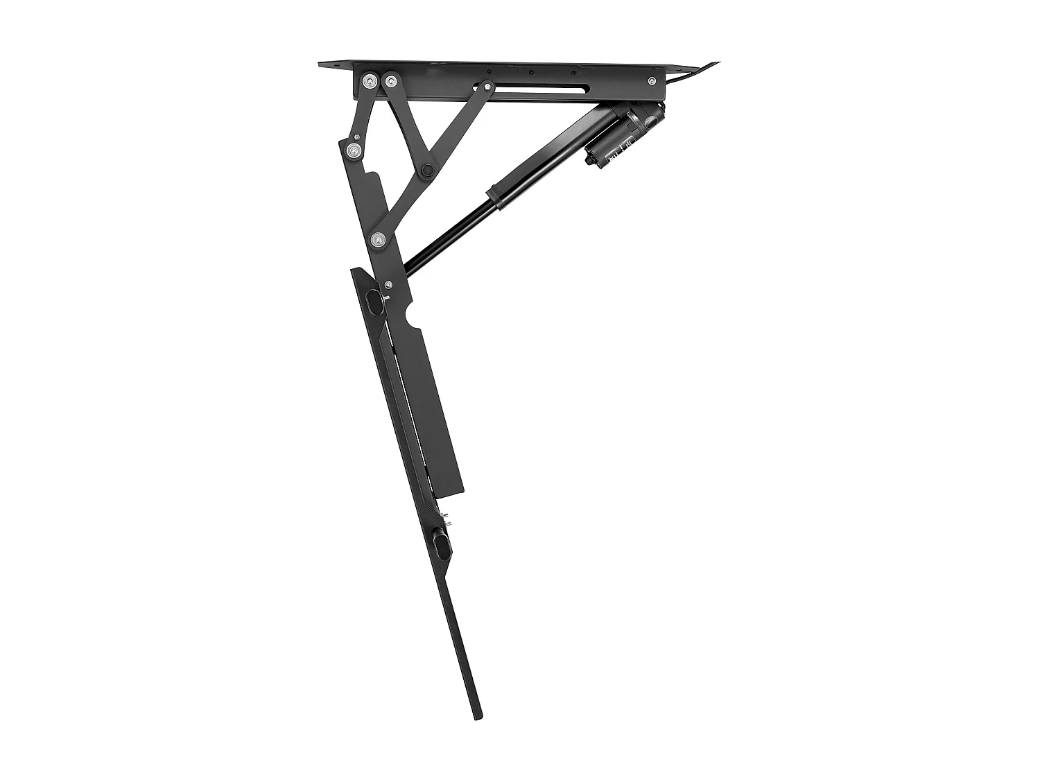 Support TV Murale SucceBuy Plafond Motorisé TV Mount-Flip Électrique vers le Bas pour 81-165 cm l'Écran