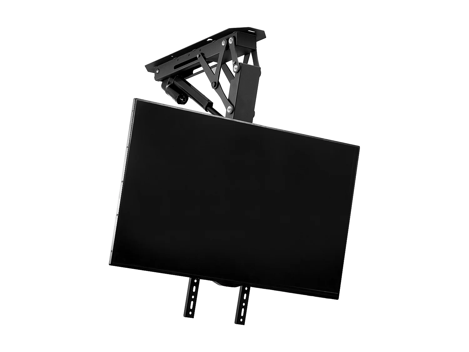 Support TV Murale SucceBuy Plafond Motorisé TV Mount-Flip Électrique vers le Bas pour 81-165 cm l'Écran