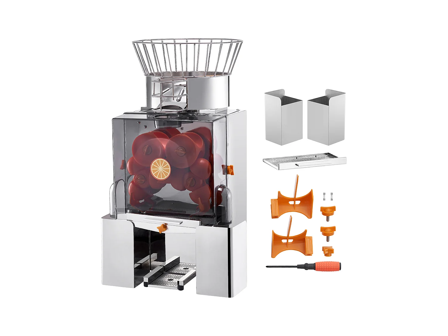 Presse-Agrumes SucceBuy Extracteur de Jus d'Orange Commercial 120 W Machine d'Extraction de Jus Automatique
