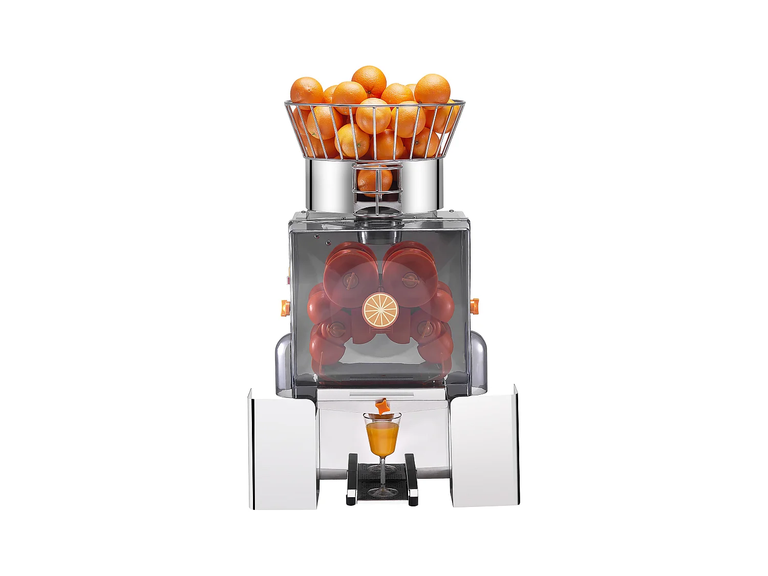 Presse-Agrumes SucceBuy Extracteur de Jus d'Orange Commercial 120 W Machine d'Extraction de Jus Automatique