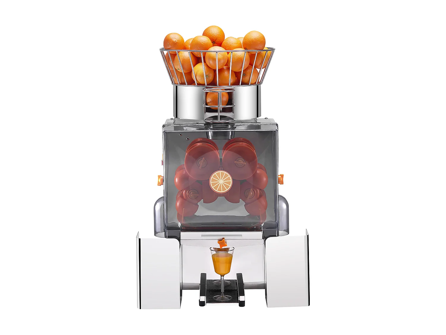 Presse-Agrumes SucceBuy Extracteur de Jus d'Orange Commercial 120 W Machine d'Extraction de Jus Automatique