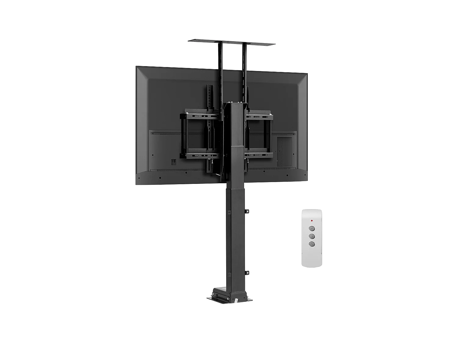 Support TV Murale SucceBuy Support TV Motorisé avec Télécommande, Support TV Électrique Réglable pour Téléviseurs, Capacité de 60 kg