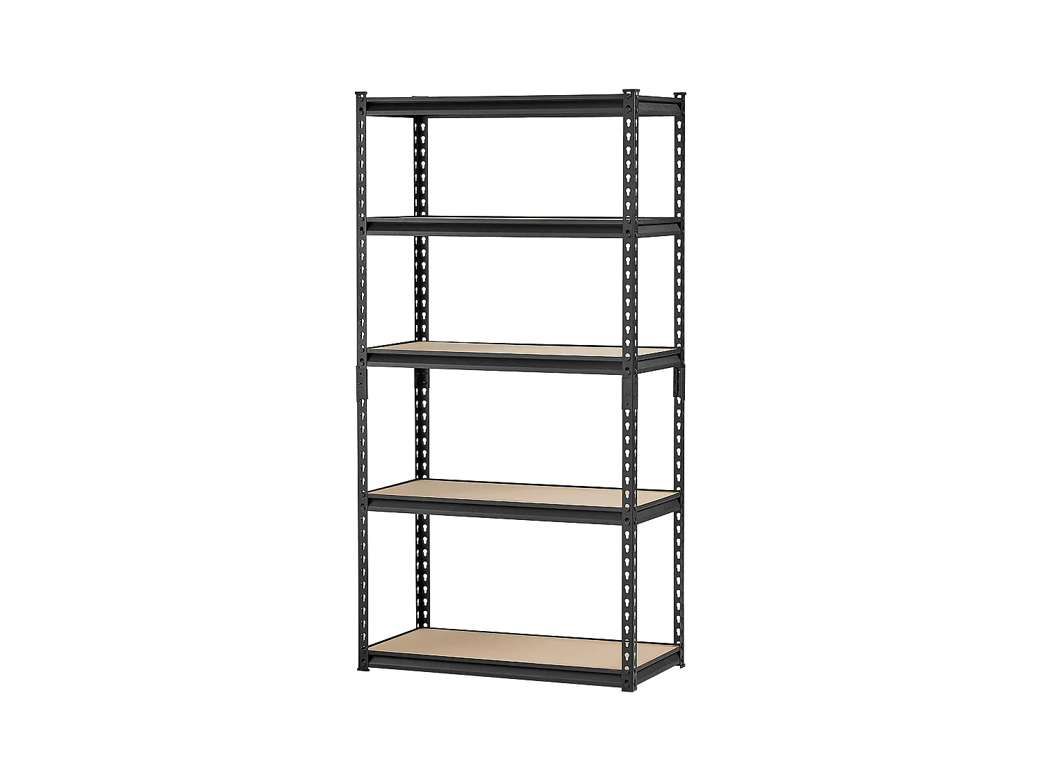 Étagère Métallique Garage SucceBuy Étagères de Rangement 41 cm P x 81 cm L x 160 cm H, Étagère de Garage à 5 Niveaux