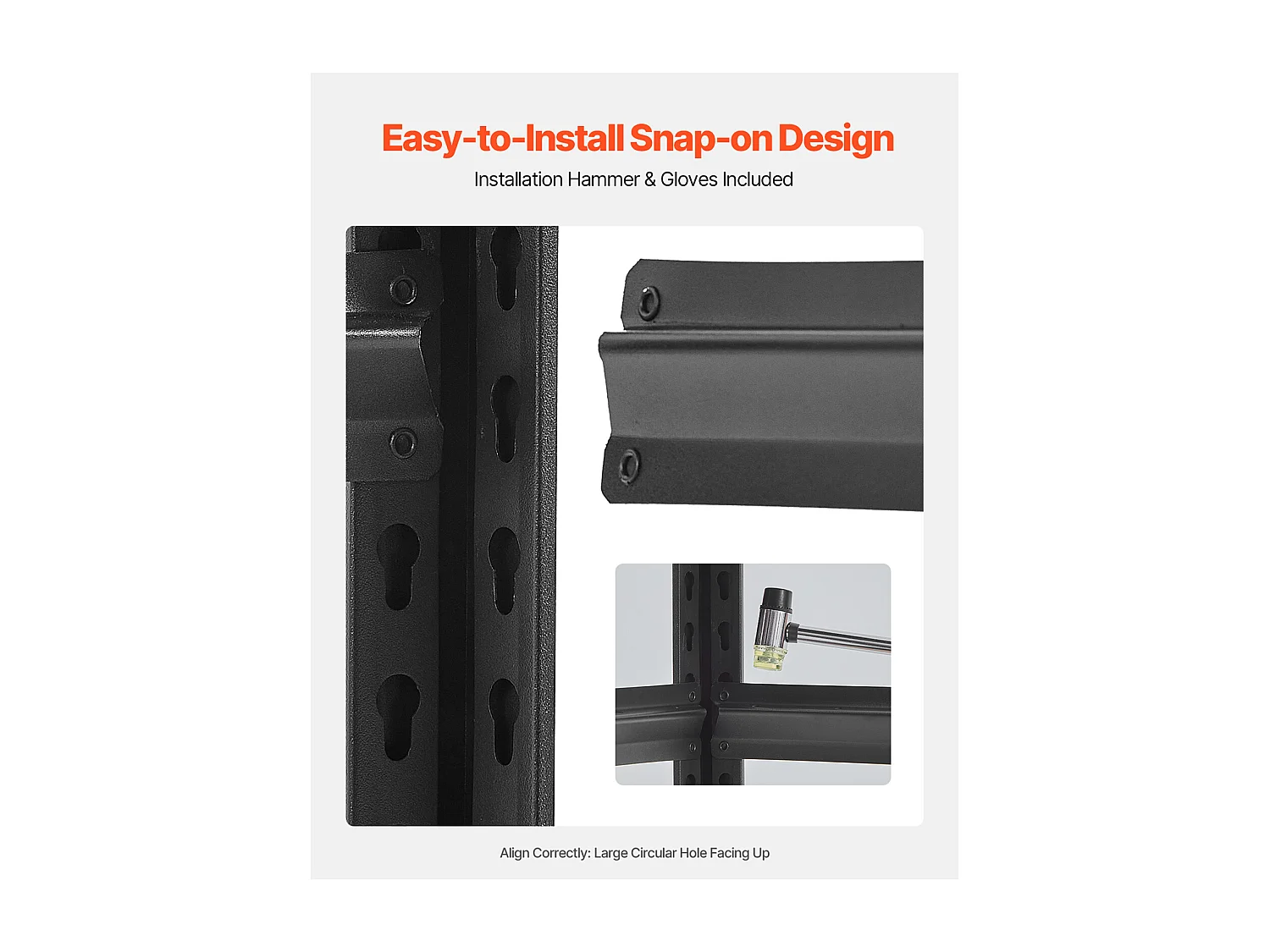 Garagenregale aus Metall SucceBuy 5-Stöckiges Garagenregal, 46 cm T x 122 cm B x 198 cm H
