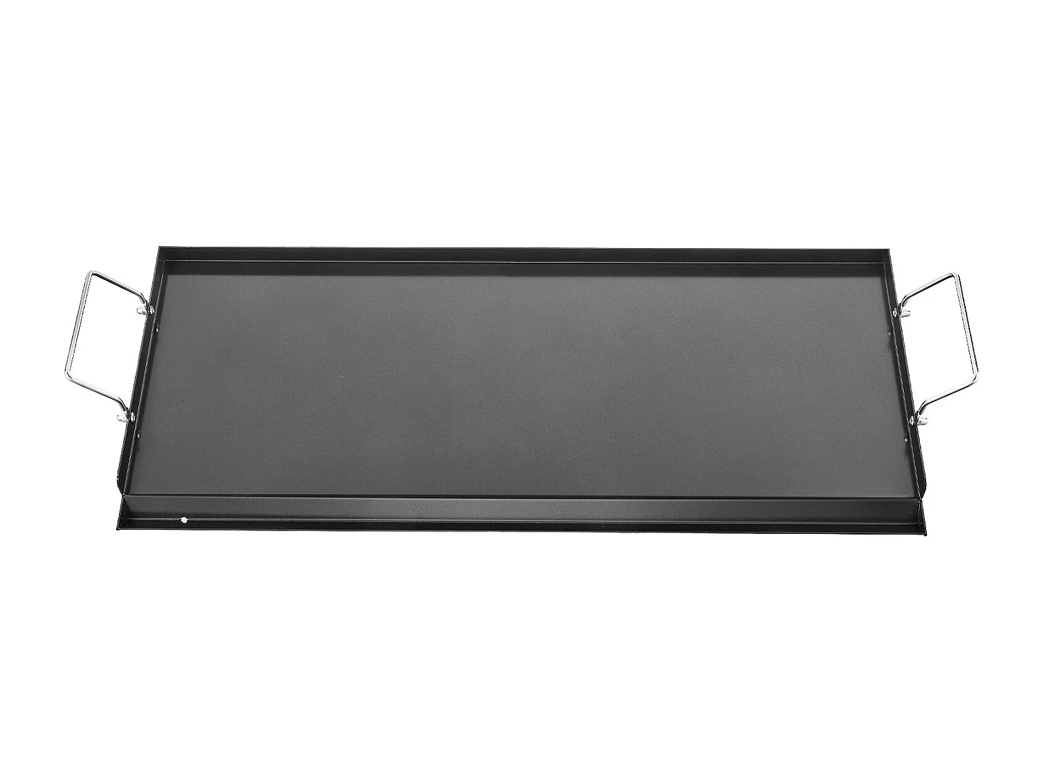 Plaque de Gril, SucceBuy Plaque de Cuisson en Acier Carbone, Poêle à Griller 812 x 310 mm, Noir