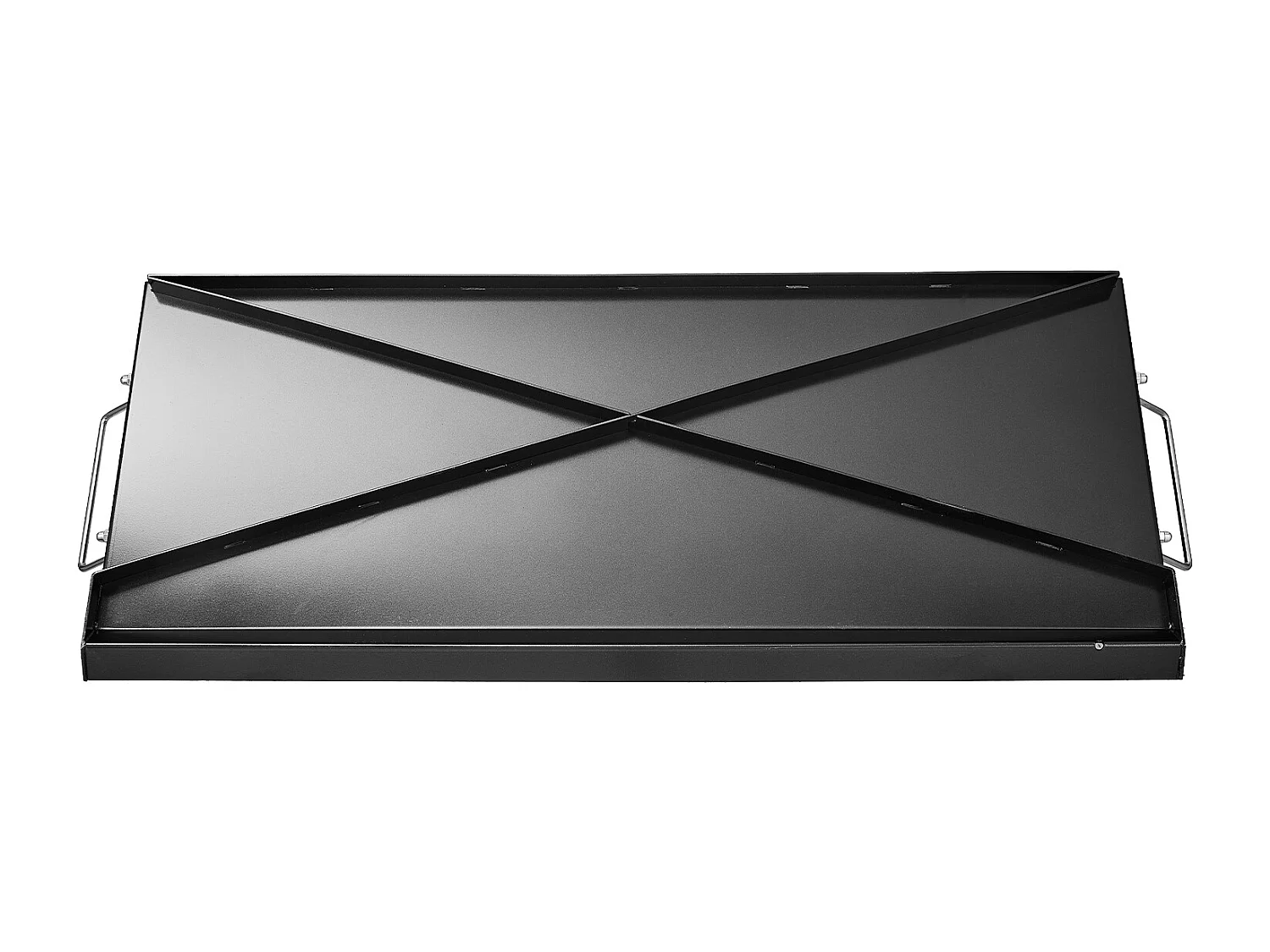 Plaque de Gril, SucceBuy Plaque de Cuisson en Acier Carbone, Poêle à Griller 812 x 310 mm, Noir