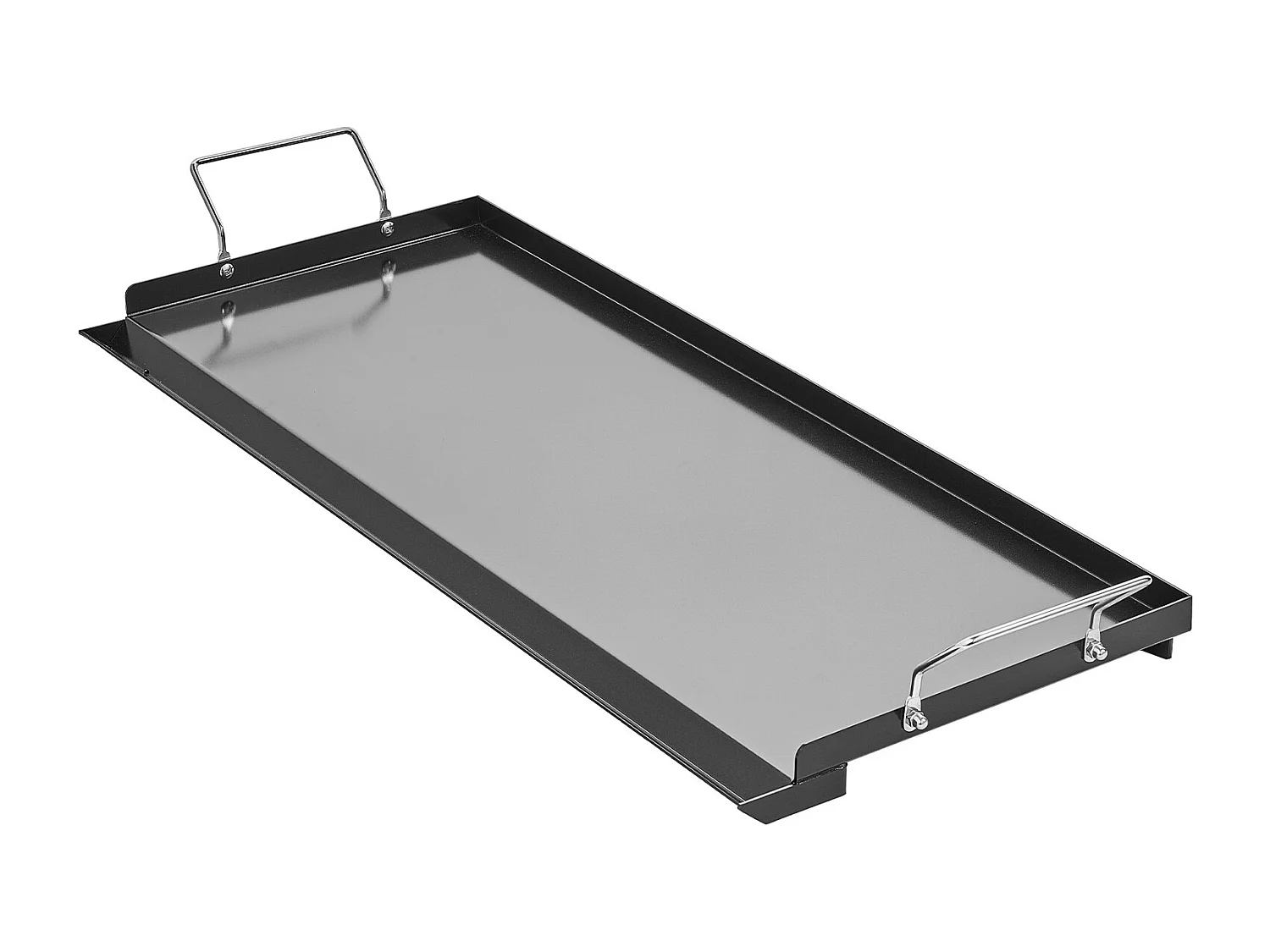 Plaque de Gril, SucceBuy Plaque de Cuisson en Acier Carbone, Poêle à Griller 812 x 310 mm, Noir