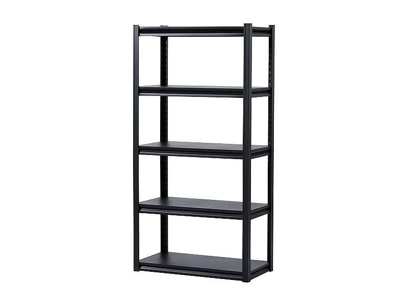 Estanterías Metálicas para Garaje SucceBuy Estantes de Almacenamiento para Garaje de 5 Niveles (41 cm de Profundidad x 81 cm de Ancho x 160 cm de Alto)