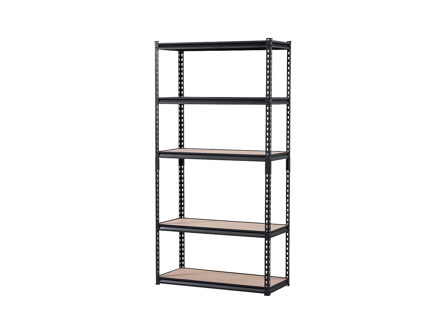 Garagenregale aus Metall SucceBuy Lagerregale, 41 cm T x 91 cm B x 181 cm H, 5-Stöckiges Garagenregal