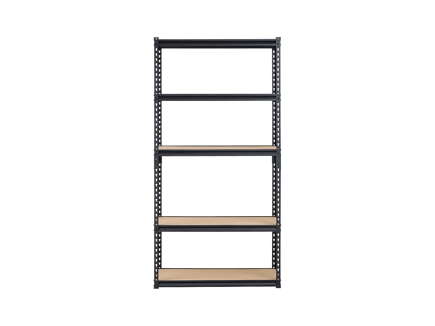 Garagenregale aus Metall SucceBuy Lagerregale, 41 cm T x 91 cm B x 181 cm H, 5-Stöckiges Garagenregal