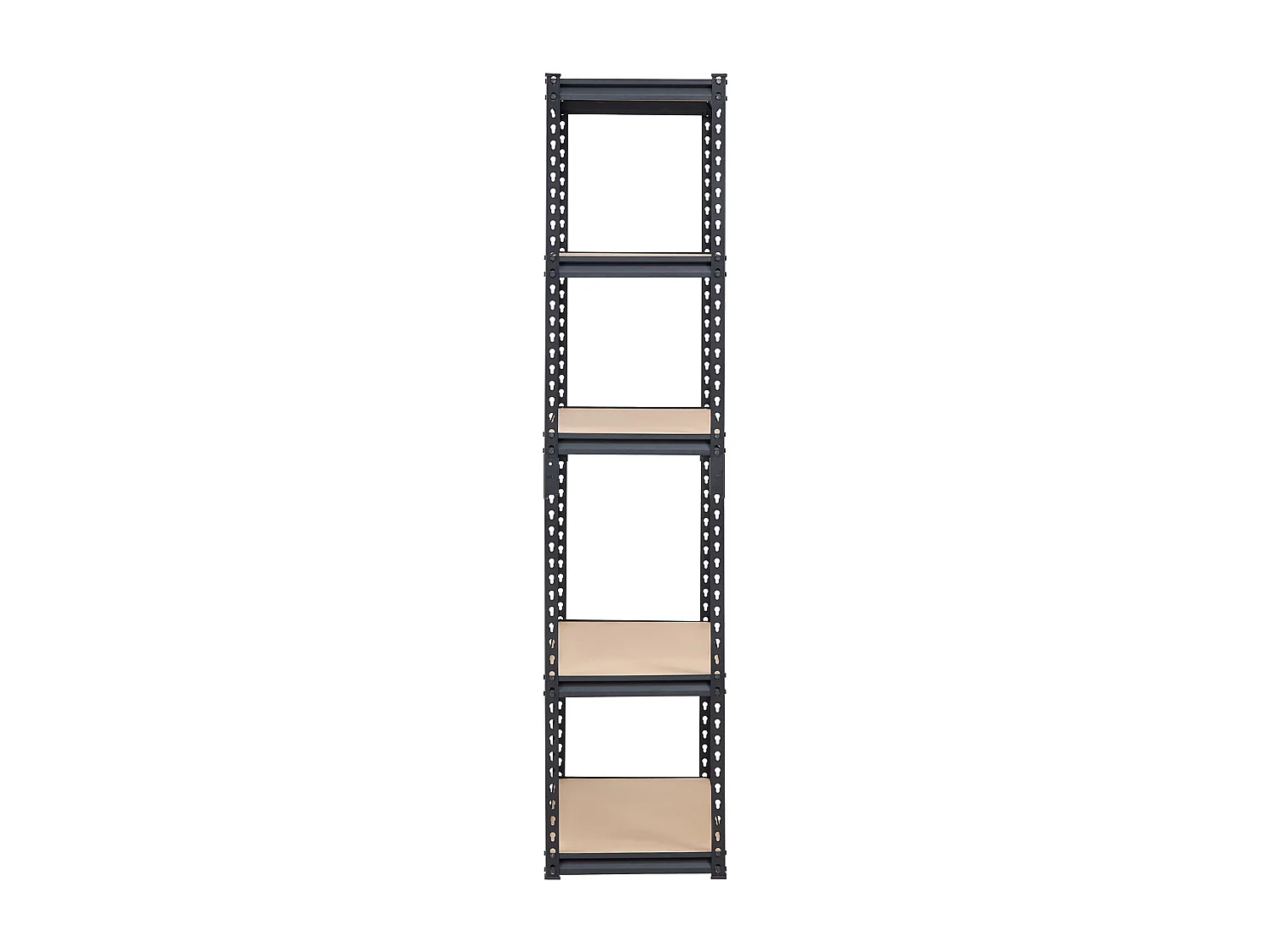 Metalen Garagestellingen SucceBuy Opbergplanken 41 cm D x 91 cm B x 181 cm H 5-Laags Garage-Opbergrek