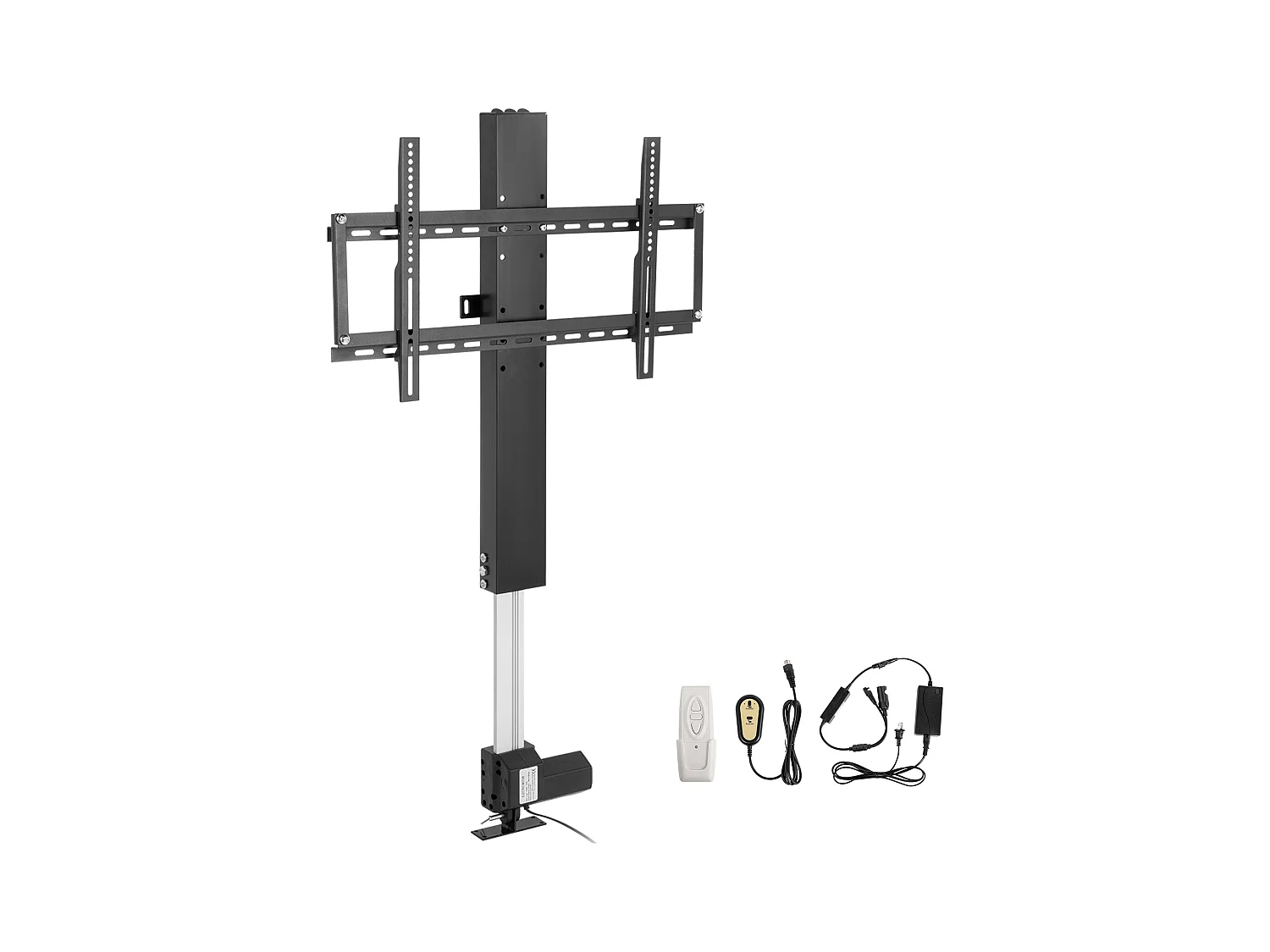 Support TV Murale SucceBuy Support de Levage Automatique pour Téléviseur 220 V, 71 cm, Télécommande, Usage Domestique, Noir