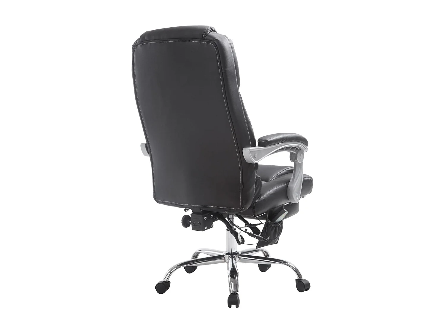 Fauteuil de bureau avec PVC noire 68 x 64 x 118 cm 10_0002577