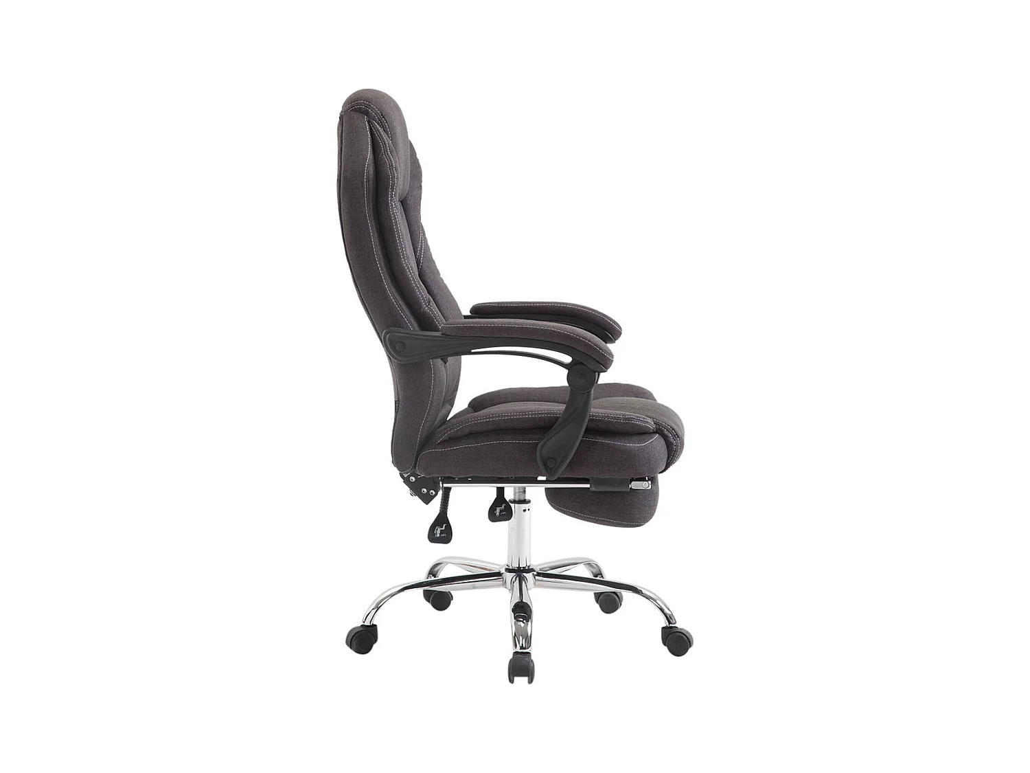 Fauteuil de bureau sur métal grise 67 x 64 x 114 cm 10_0002439