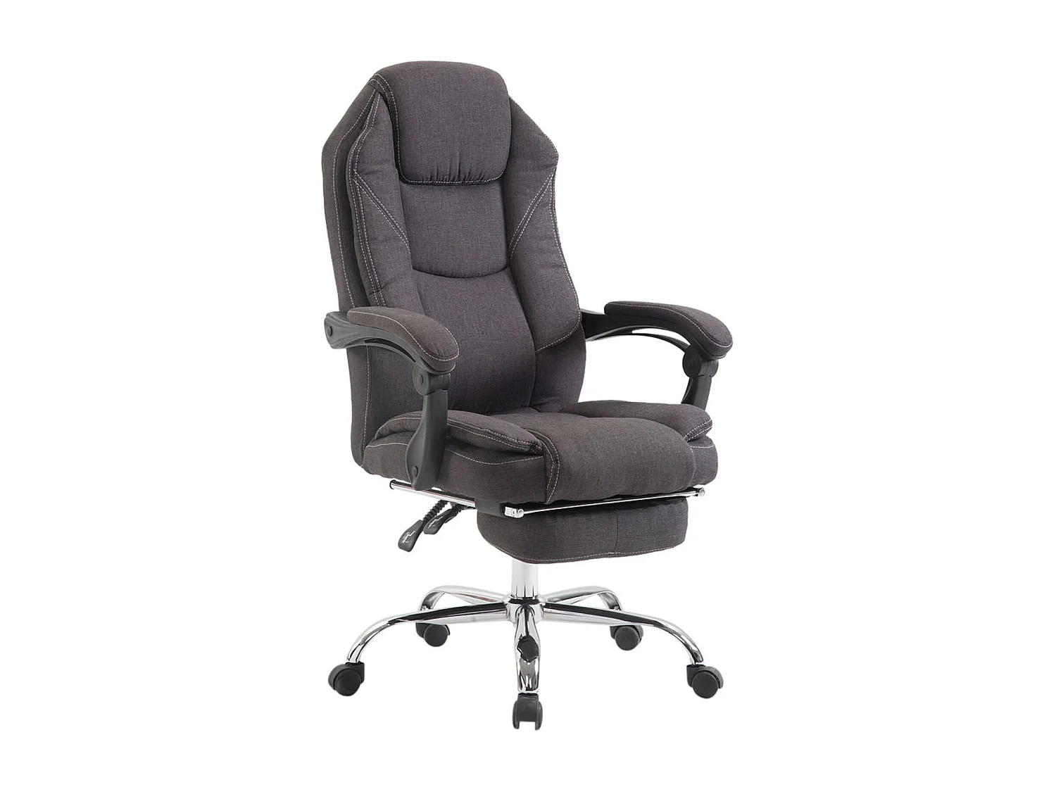 Fauteuil de bureau sur métal grise 67 x 64 x 114 cm 10_0002439