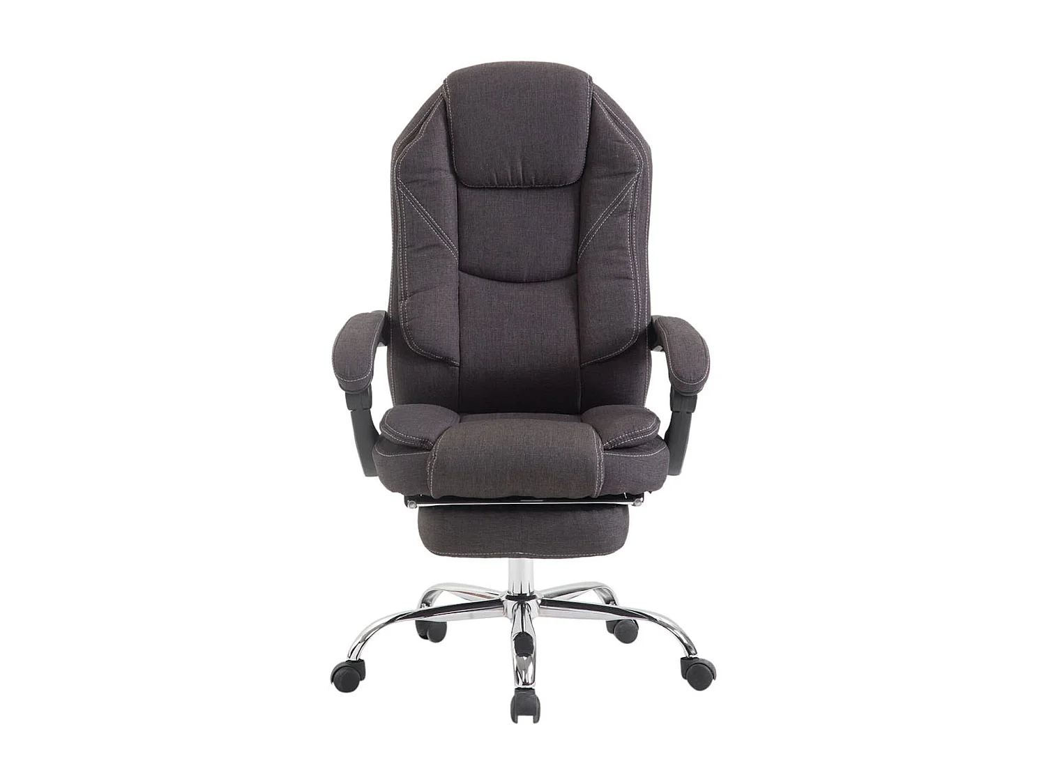 Fauteuil de bureau sur métal grise 67 x 64 x 114 cm 10_0002439