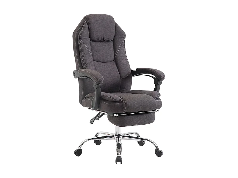 Fauteuil de bureau sur métal grise 67 x 64 x 114 cm 10_0002439