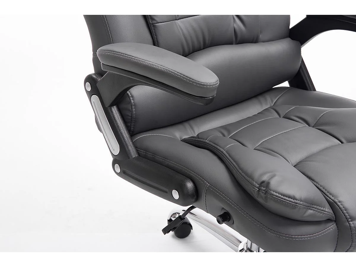 Fauteuil de bureau sur métal grise 69.5 x 78 x 113 cm 10_0002658