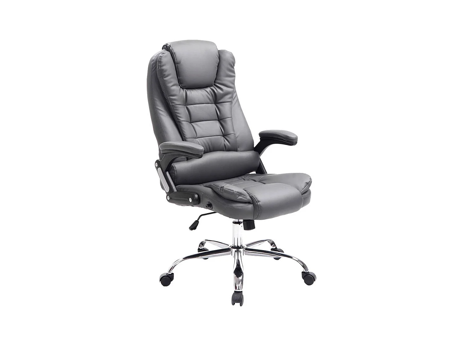 Fauteuil de bureau sur métal grise 69.5 x 78 x 113 cm 10_0002658