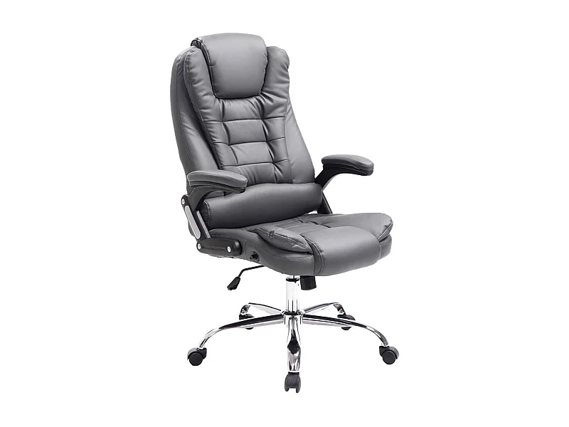 Fauteuil de bureau sur métal grise 69.5 x 78 x 113 cm 10_0002658