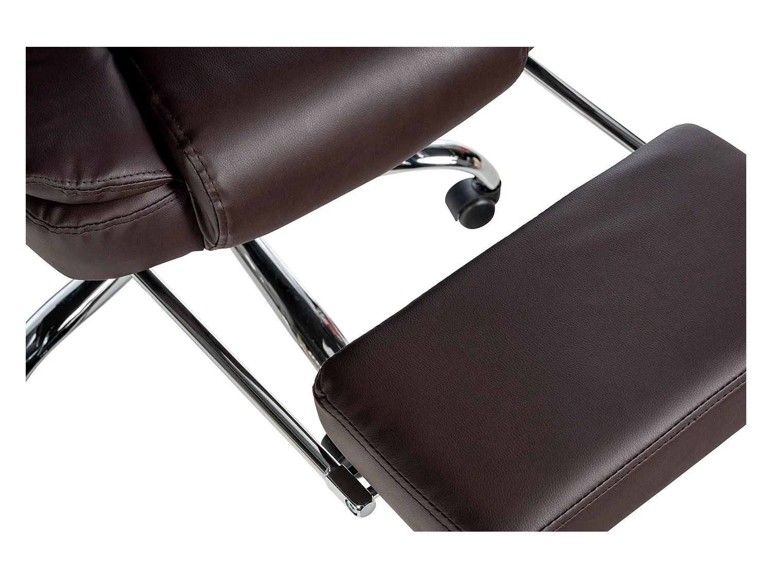 Fauteuil de bureau ergonomique métal marron 67 x 68 x 115 cm 10_0002565