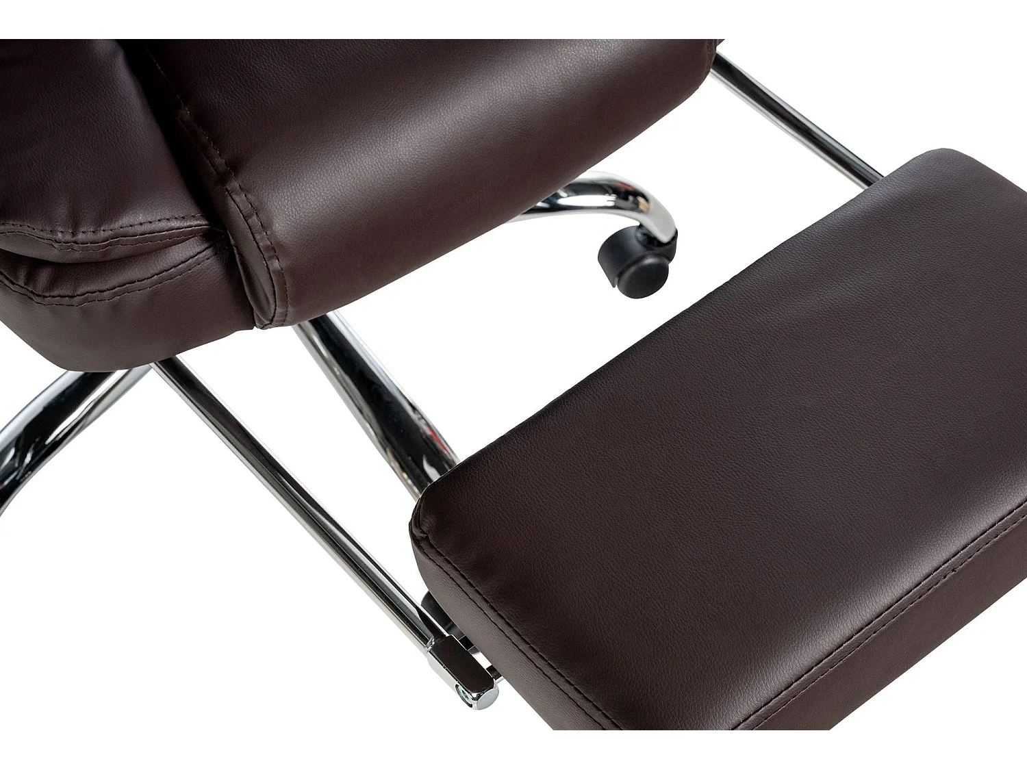 Fauteuil de bureau ergonomique métal marron 67 x 68 x 115 cm 10_0002565